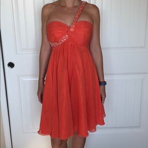 Corral custom-made chiffon dress